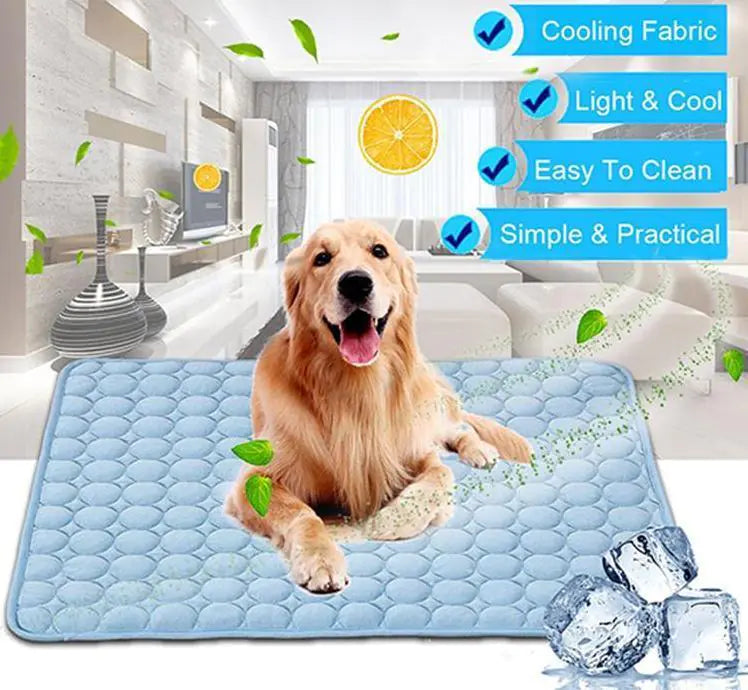 Cooling Pet Bed Mat for Cats and Dogs (Summer Use)