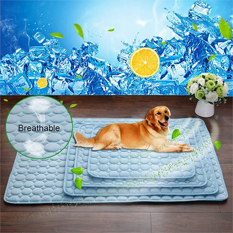 Cooling Pet Bed Mat for Cats and Dogs (Summer Use)